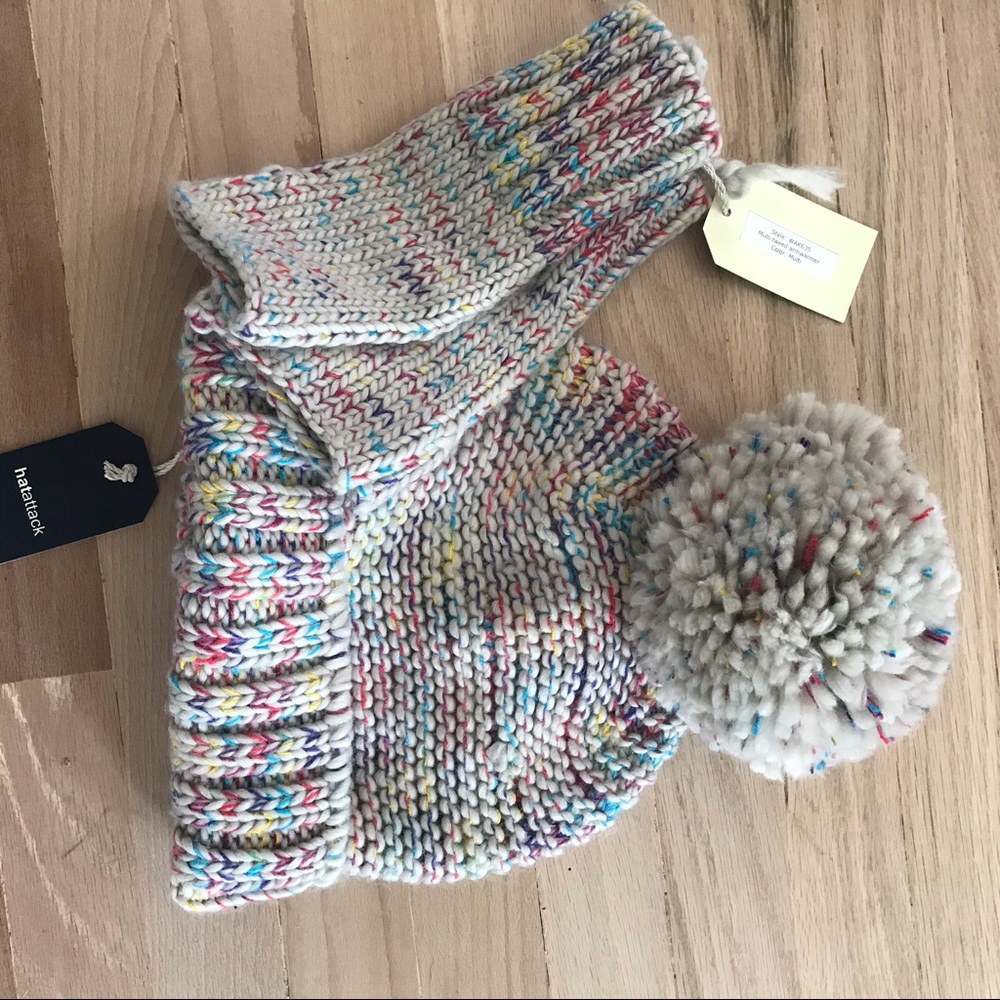 Hat Attack Pom Pom hat and gloves